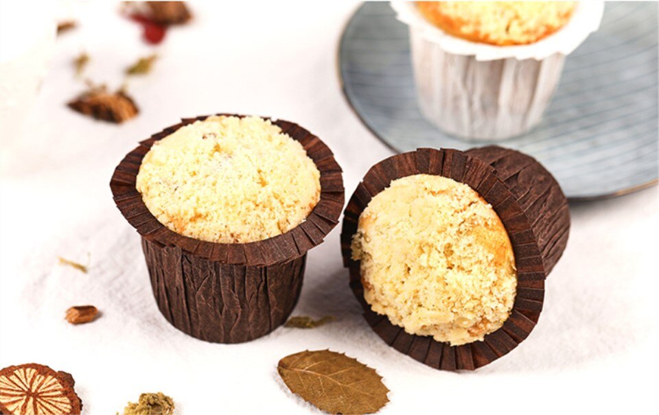 Cupcake's Gold Paper Cup Set 30 Pcs