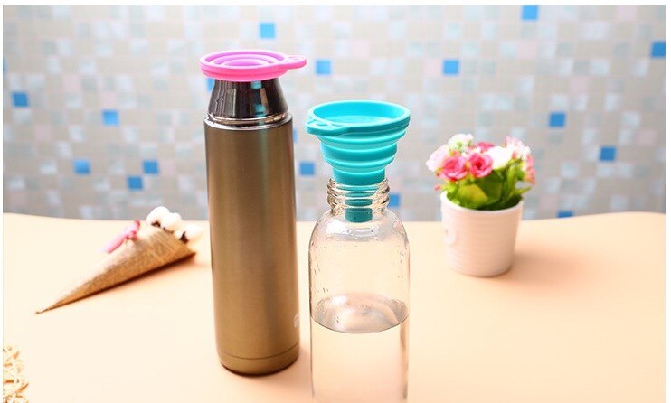 Collapsible Silicone Mini Liquid Funnel