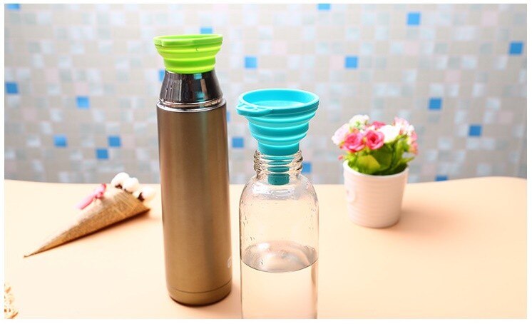 Collapsible Silicone Mini Liquid Funnel Collapsible Silicone Mini Liquid Funnel
