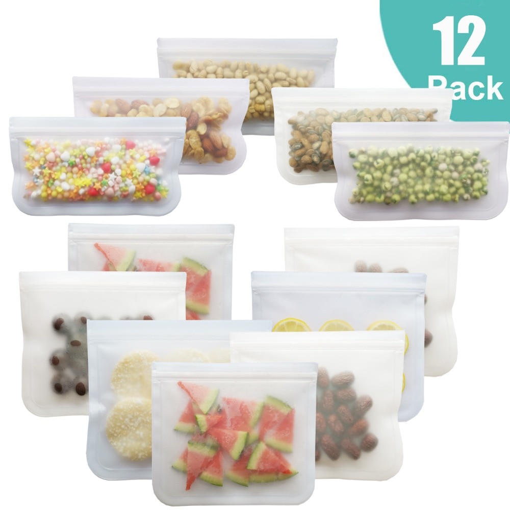 Leakproof Food Storage Bag 12 Pcs Set