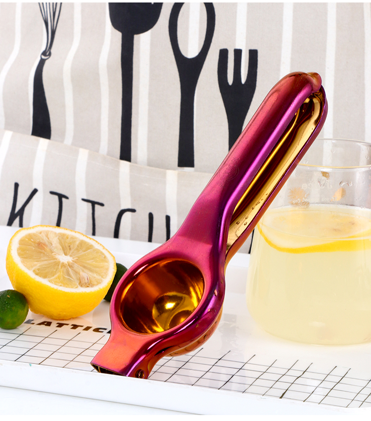 Stainless Steel Rainbow Coloured Squeezer Stainless Steel Rainbow Coloured Squeezer