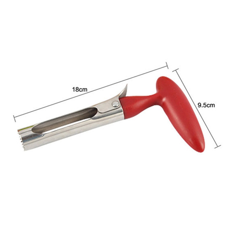 Red Kitchen Steel Fruit / Vegetable Corer