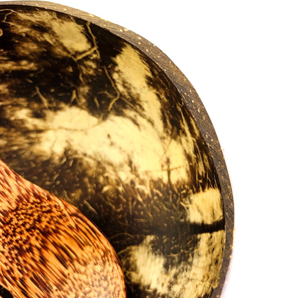 Natural Coconut Bowl with Spoon