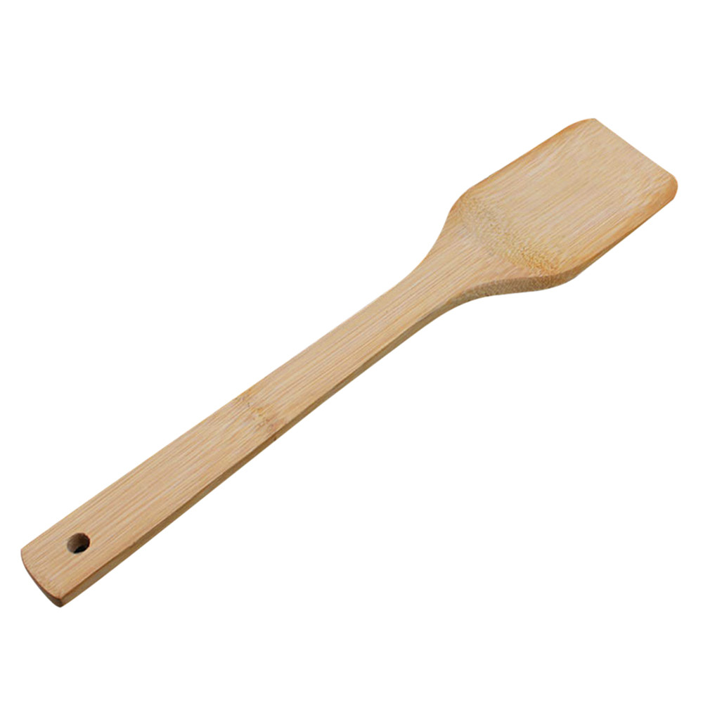 Assorted Bamboo Cooking Spatulas Set