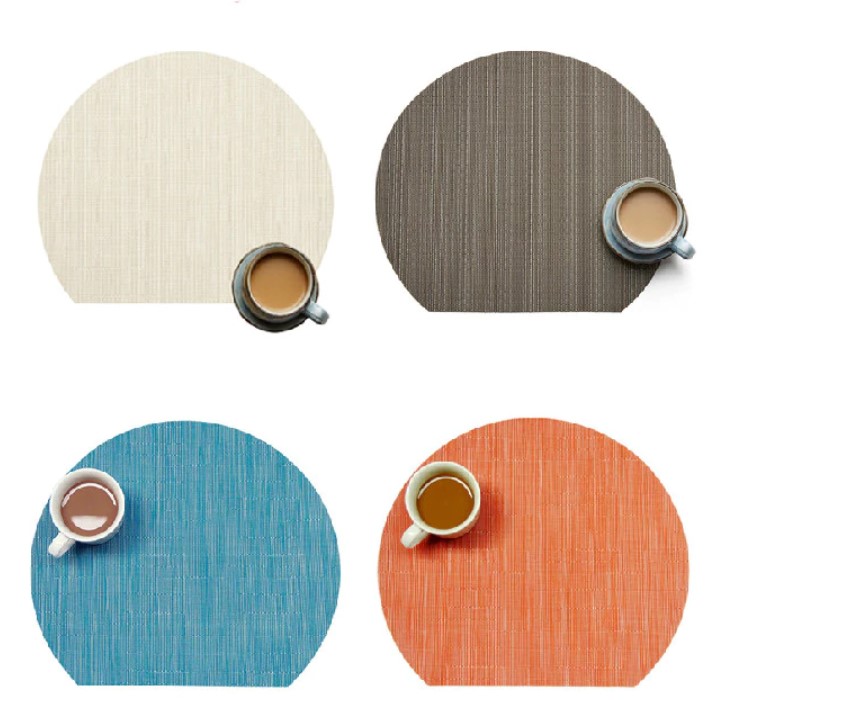 Semi-circular Bamboo Placemat