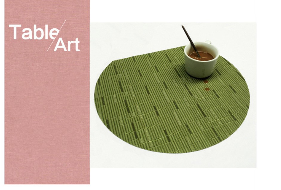 Semi-circular Bamboo Placemat